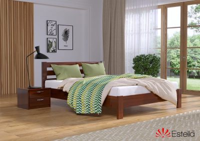 Кровать Рената Люкс (цвет 108) массив