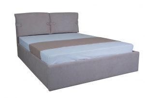 Двуспальная мягкая кровать Мишель с подъемным механизмом - фото 1