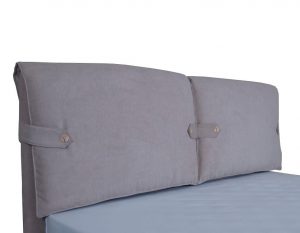 Двуспальная мягкая кровать Мишель с подъемным механизмом - фото 2 - изголовье
