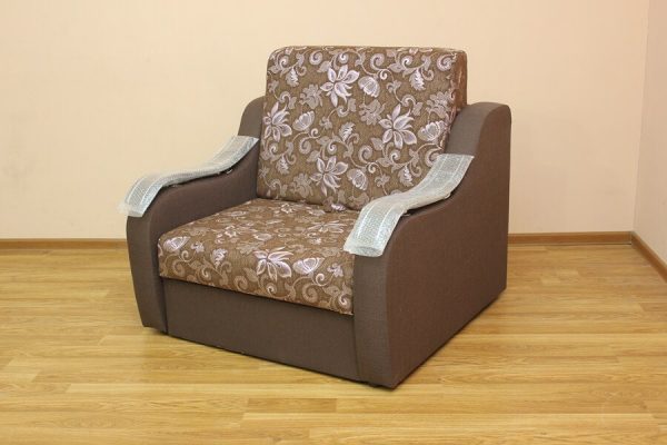 Кресло-кровать Адель (ткань сирен и однотон)