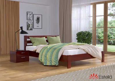 Кровать Рената Люкс (цвет 104) массив