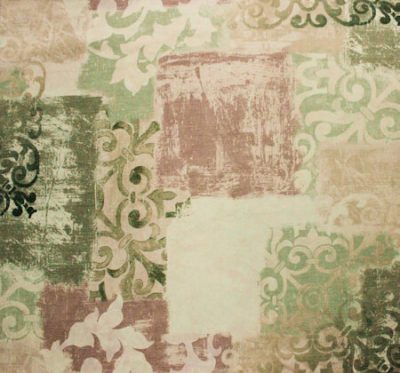 Ткань Фиона Vintage Green - велюр шлифованный