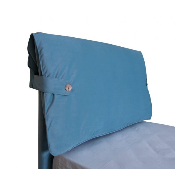 Односпальная мягкая кровать Мишель с подъемным механизмом - фото 3 - изголовье