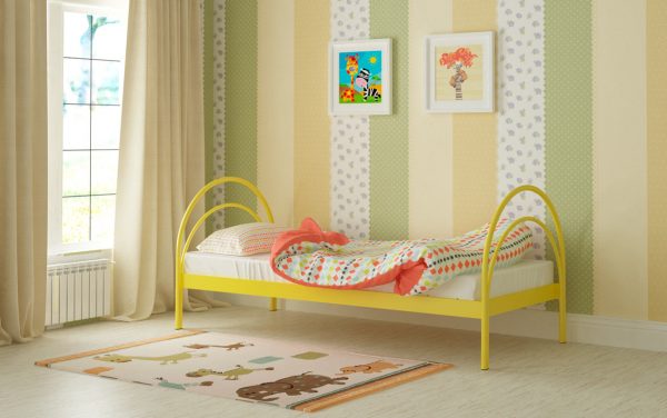 Кровать Алиса - желтый