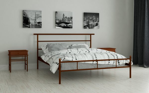Кровать Диаз - коричневый